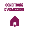 Conditions d'admission