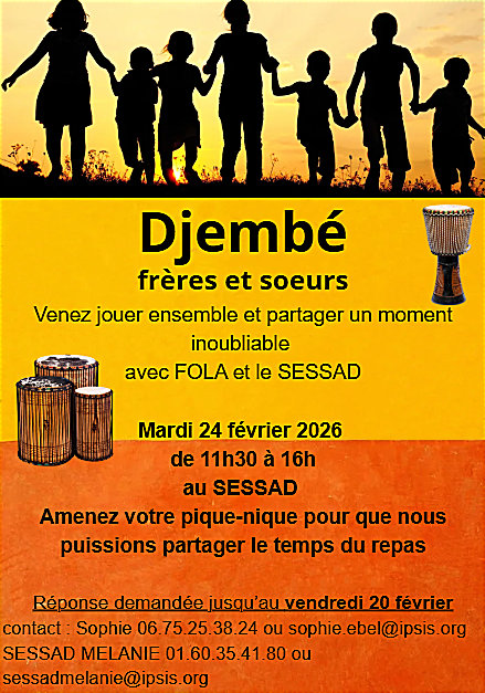 Djembé invitation